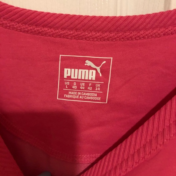 Pink Puma Sweatshirt Size L - Picture 2 of 3